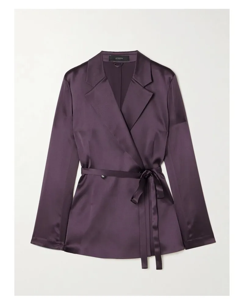 Joseph Joubert Blazer Aus Seidensatin - Lila Lila
