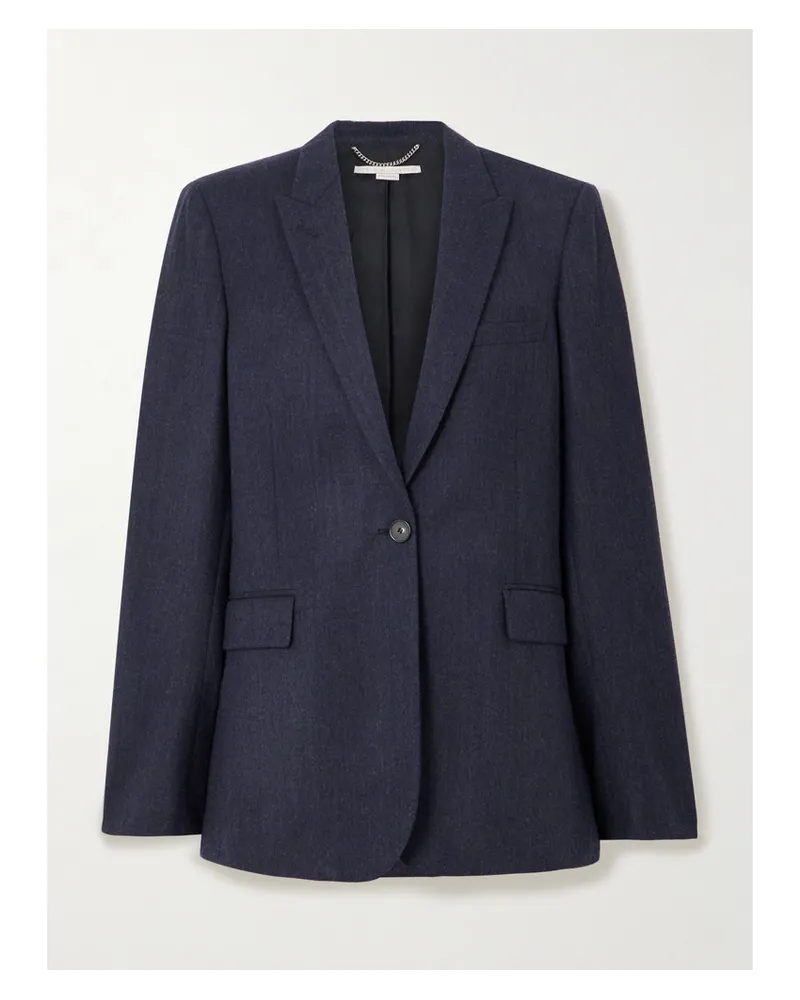 Stella McCartney Blazer aus Wolle Blau