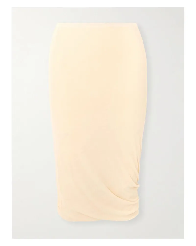 Jil Sander Midirock Aus Baumwoll-crêpe - Neutral Neutral