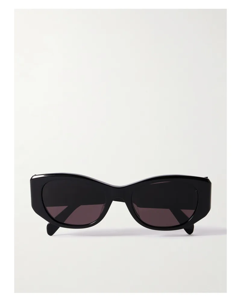 Celine Cat-eye Acetate Sunglasses - Black Black