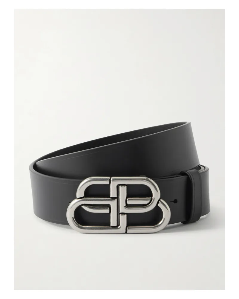 Balenciaga Leather Waist Belt - Black Black