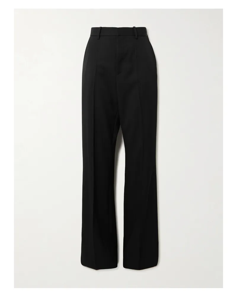Ralph Lauren Wrigley Hose Aus Grain De Poudre Aus Wolle - Schwarz Schwarz