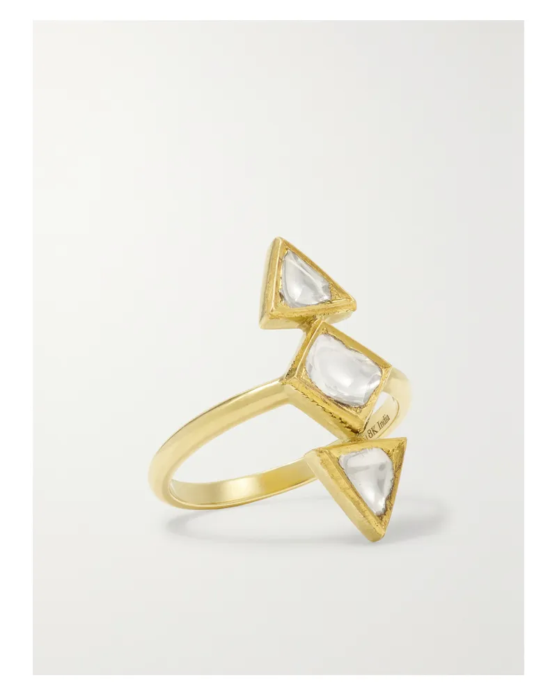 Amrapali Ring Aus 18 Karat Gold Mit Diamanten Gold