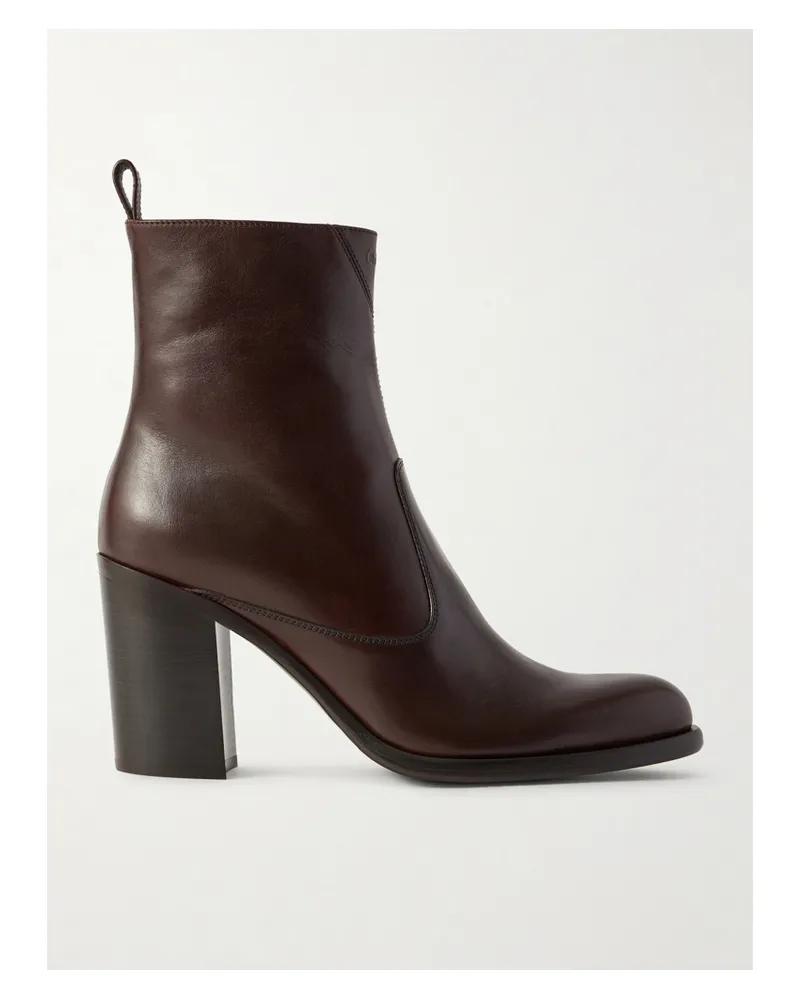 Chloé Phoenix Ankle Boots Aus Leder - Braun Braun