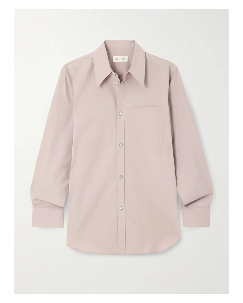Christophe Lemaire Hemd Aus Baumwollpopeline - Lila Lila