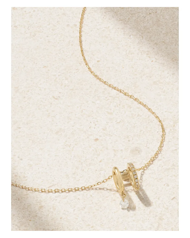 PERSEE Zeus Kette Aus 18 Karat Gold Mit Diamanten Gold