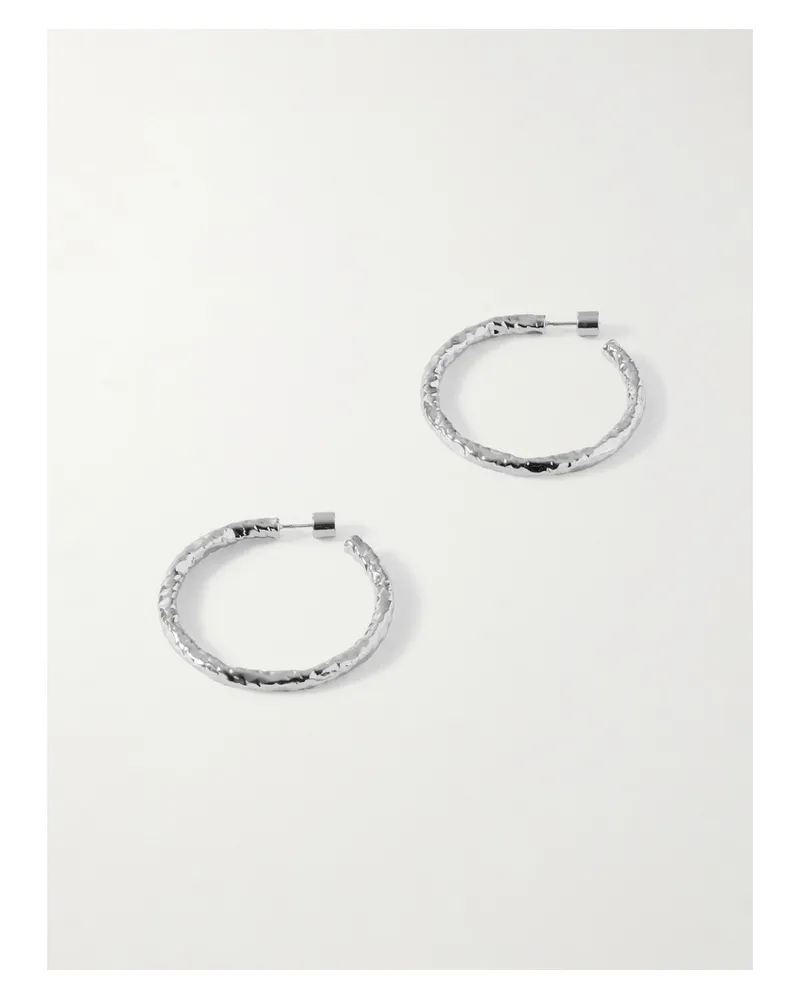 Jennifer Fisher Hailey Baby Versilberte Creolen Silber