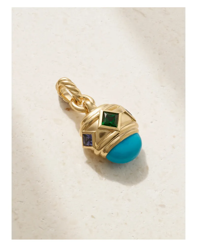 David Yurman Renaissance® Anhänger Aus 18 Karat Gold Mit Mehreren Steinen Gold