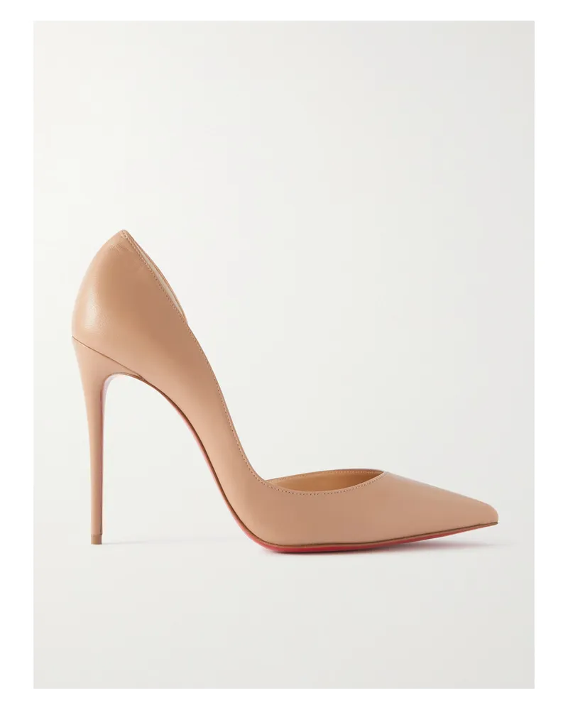 Christian Louboutin Iriza 100 Pumps aus Leder Neutral