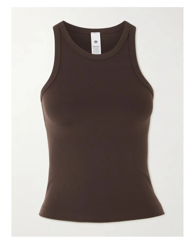 LULULEMON Align™ Waist-length Racerback-tanktop Aus Nulu™-material - Braun Braun