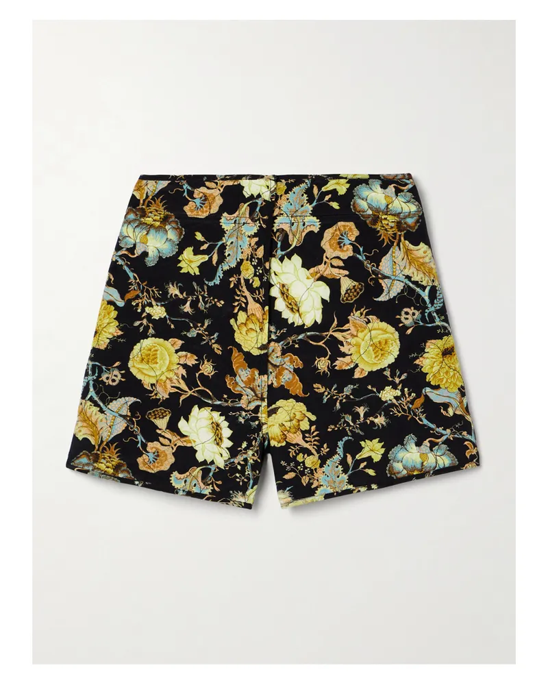 Ulla Johnson Cade Shorts Aus Gesteppter Seide Mit Blumenprint - Mehrfarbig Mehrfarbig