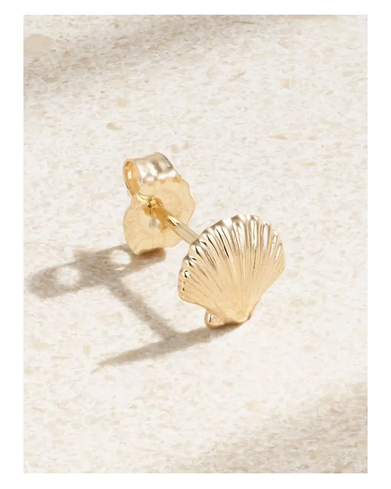 Alison Lou Seashell Ohrring Aus 14 Karat Gold Gold