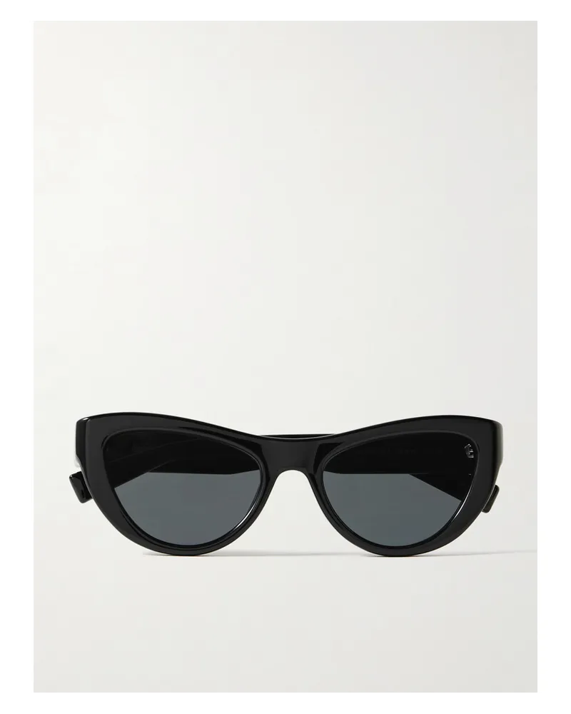 Saint Laurent Sonnenbrille mit Cat-eye-rahmen aus Azetat Schwarz