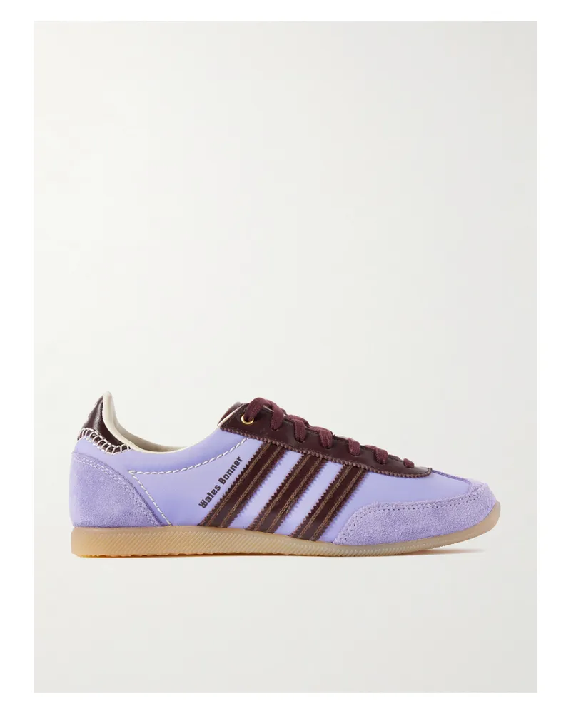 adidas Wales Bonner Japan Sneakers Aus Canvas Mit Veloursleder- Und Lederbesätzen - Lila Lila