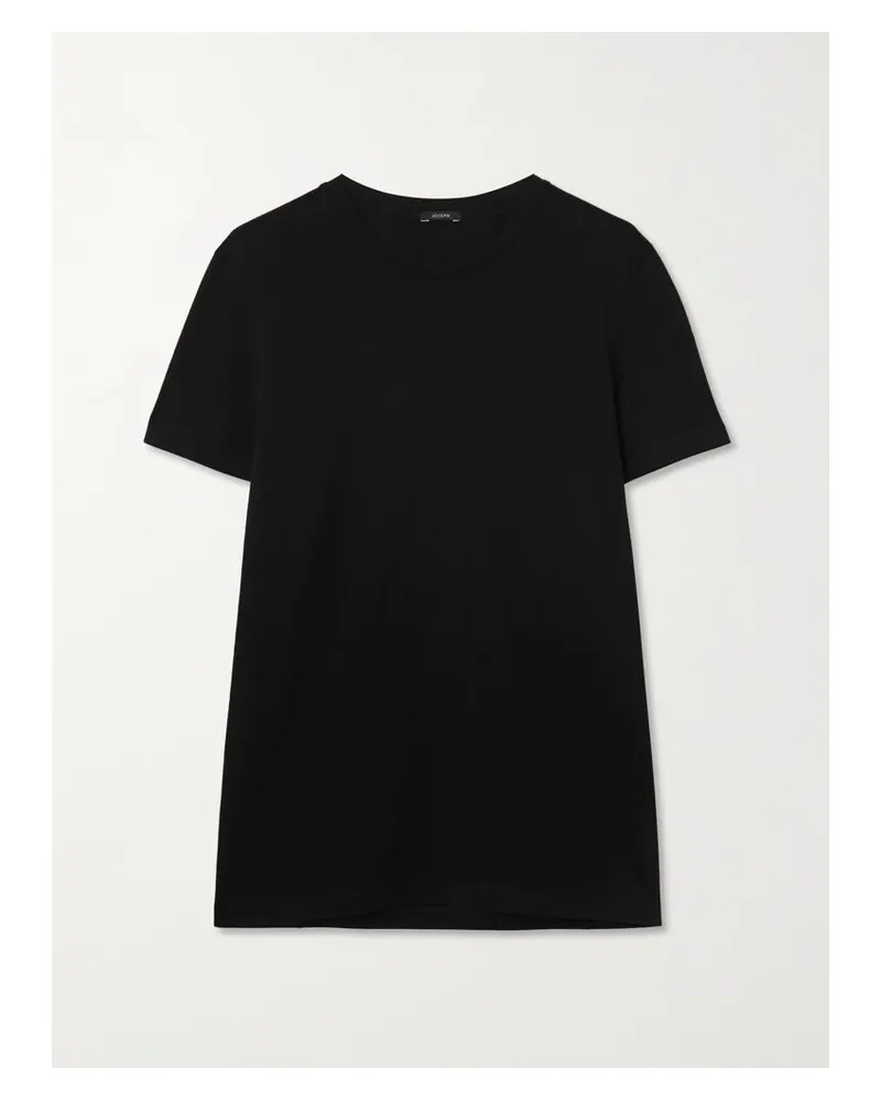 Joseph T-shirt Aus Baumwoll-jersey - Schwarz Schwarz