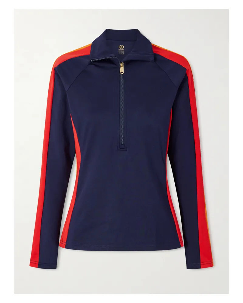 GOLDBERGH Fuoco Skioberteil Aus Recyceltem Stretch-jersey Mit Streifen - Blau Blau