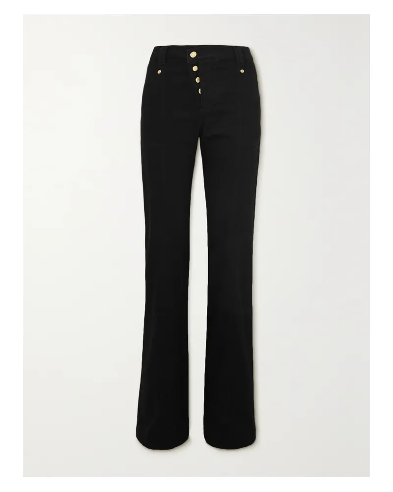 Tom Ford Hoch Sitzende Jeans Mit Geradem Bein - Schwarz Schwarz