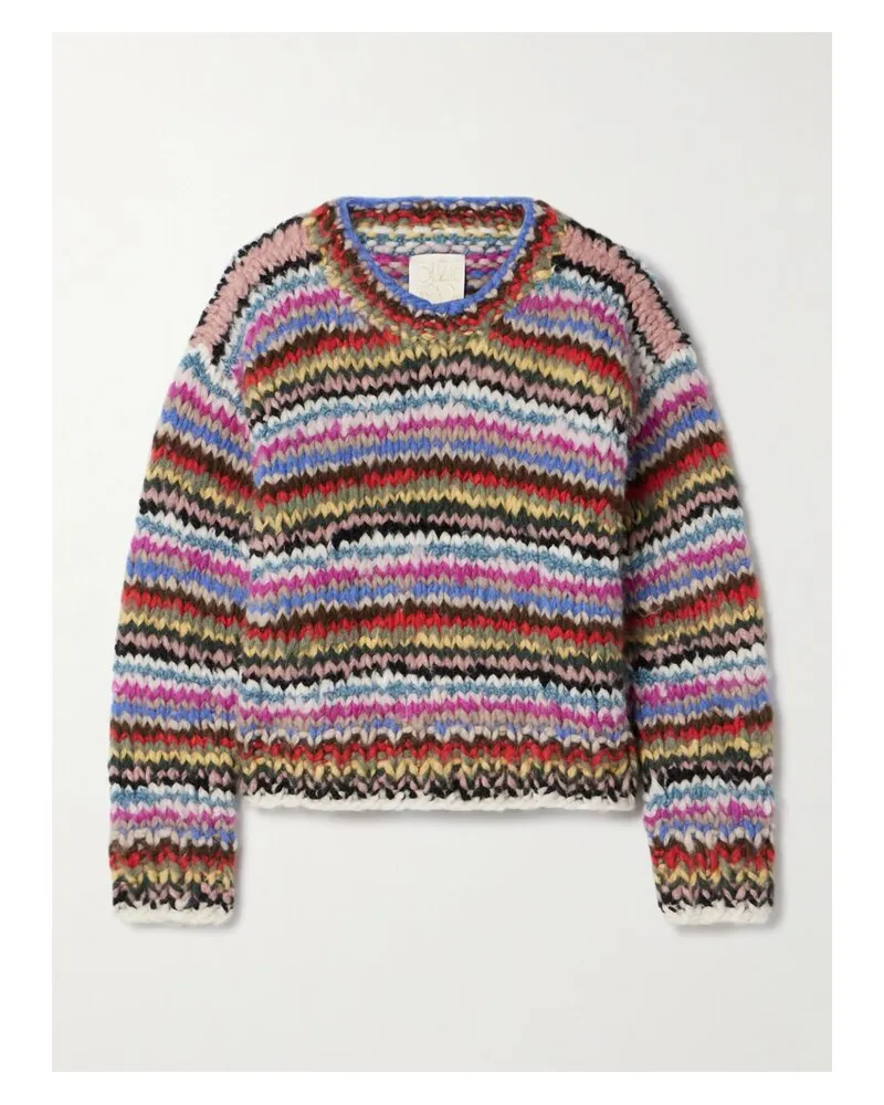 Suzie Kondi Jooshi Gestreifter Kaschmirpullover - Mehrfarbig Mehrfarbig