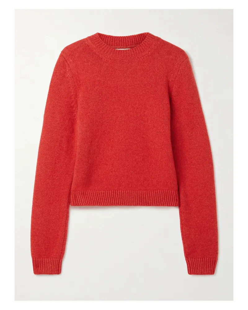KHAITE Leta Cashmere Sweater - Red Red