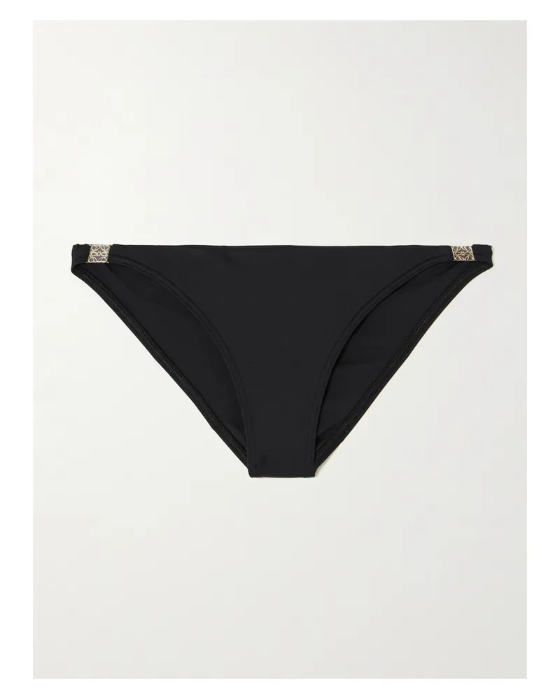Loewe Paula's Ibiza Bikini-höschen Mit Verzierungen - Schwarz Schwarz