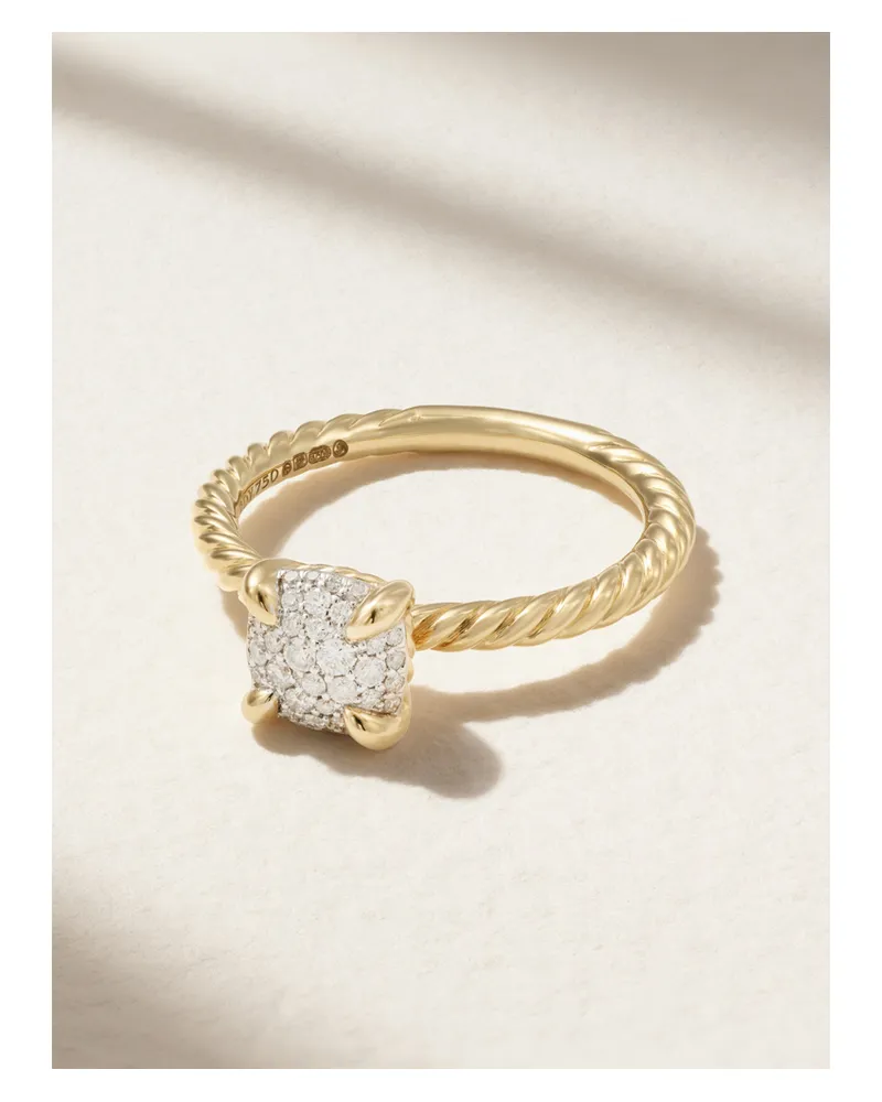 David Yurman Châtelaine® Ring Aus 18 Karat Gold Mit Diamanten Gold