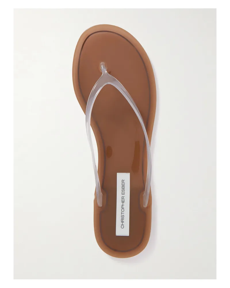Christopher Esber Jo Zehensandalen Aus Pvc - Neutral Neutral