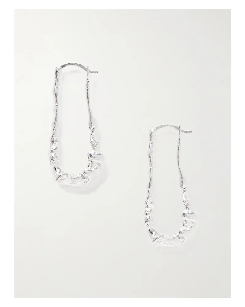 Completedworks Versilberte Ohrringe Silber
