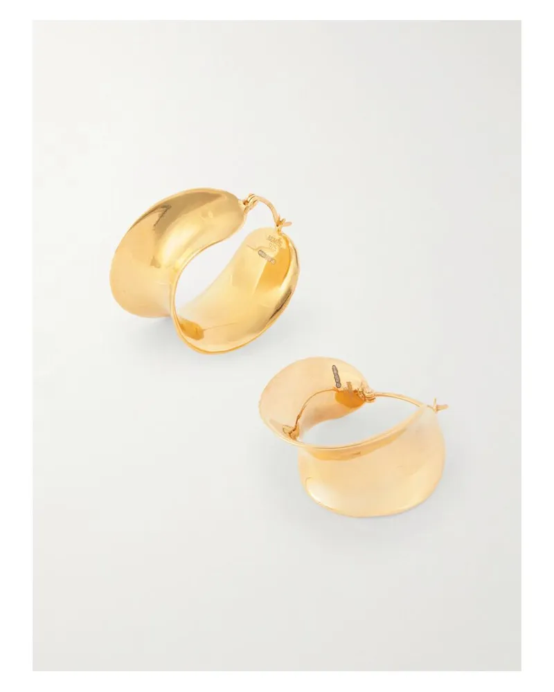AGMES Laila Creolen Aus Gold-vermeil Gold