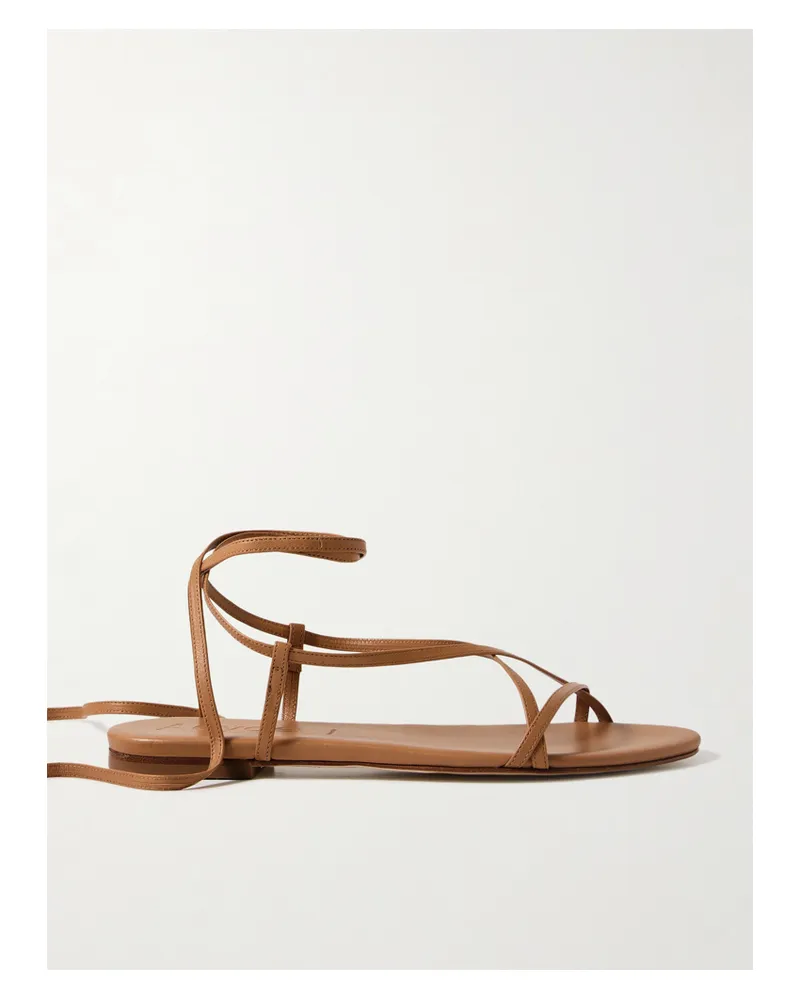 aeyde Penny Sandalen Aus Leder - Braun Braun