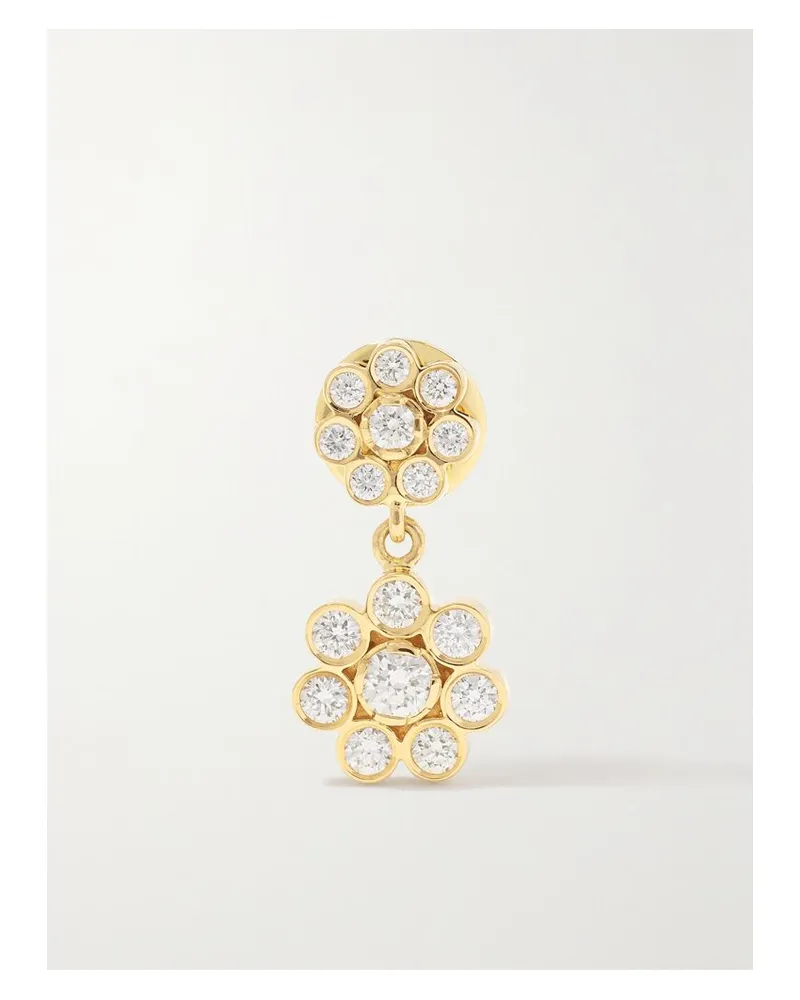 Sophie Bille Brahe Bellis Deux Einzelner Ohrring Aus 18 Karat Gold Mit Diamanten Gold