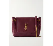 Nolita Mini Quilted Leather Shoulder Bag - Burgundy