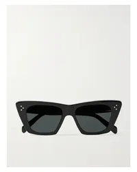 Celine Sonnenbrille mit Cat-eye-rahmen aus Azetat Schwarz