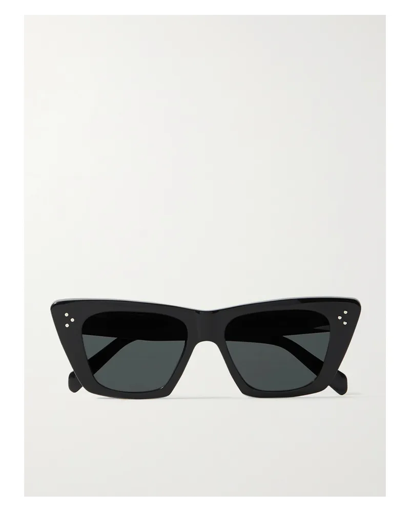 Celine Sonnenbrille mit Cat-eye-rahmen aus Azetat Schwarz