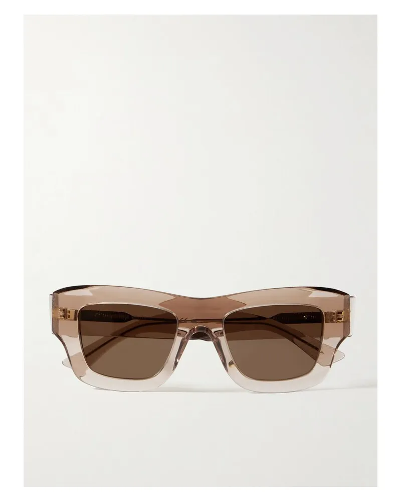 Bottega Veneta Sonnenbrille Mit Eckigem Rahmen Aus Azetat - Neutral Neutral