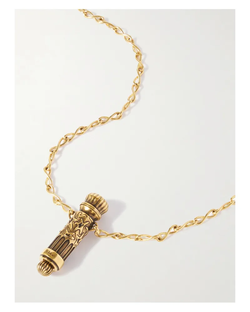 Chloé Goldfarbene Kette Gold