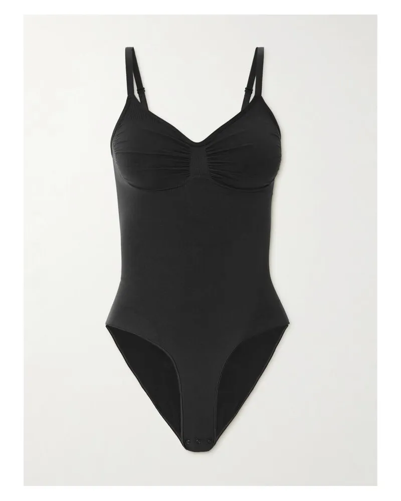 SKIMS Seamless Sculpt Brief Bodysuit – Onyx – Body - Schwarz Schwarz