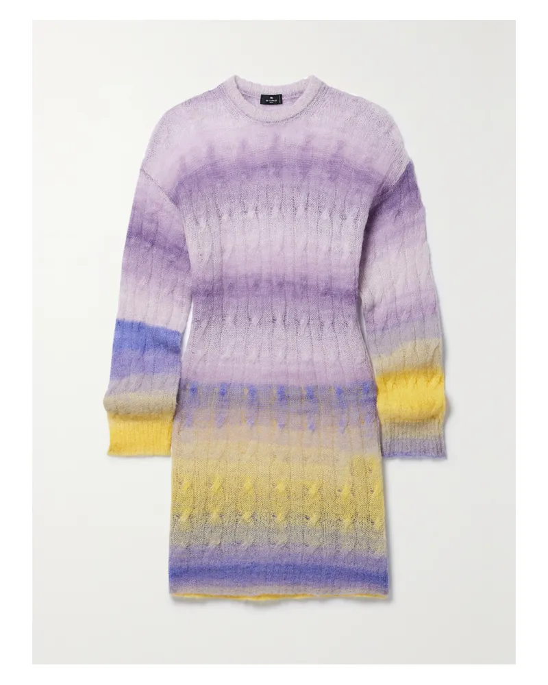 Etro Zopfstrickpullover Mit Farbverlauf - Mehrfarbig Mehrfarbig