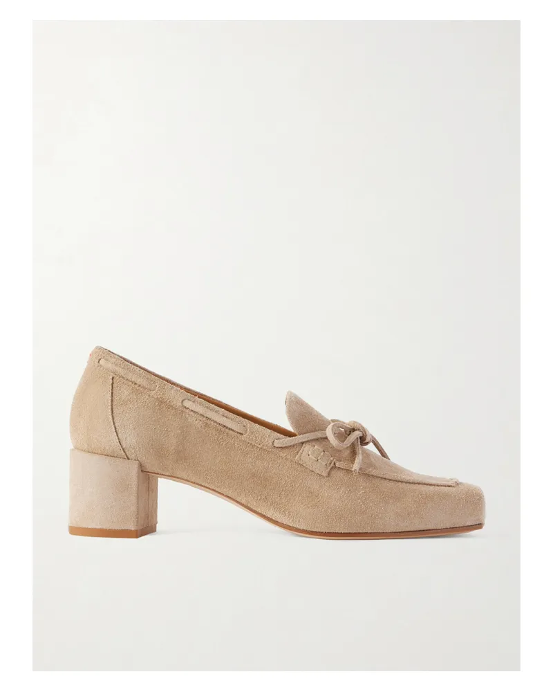 aeyde Grenn Loafers Aus Veloursleder - Neutral Neutral