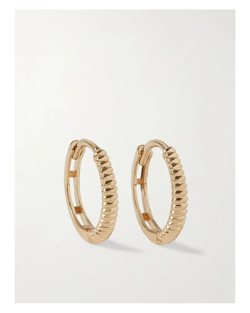 Loren Stewart Net Sustain Creolen Aus Recyceltem 14 Karat Gold Gold
