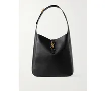 Le 5 À 7 Supple Large Leather Shoulder Bag - Black