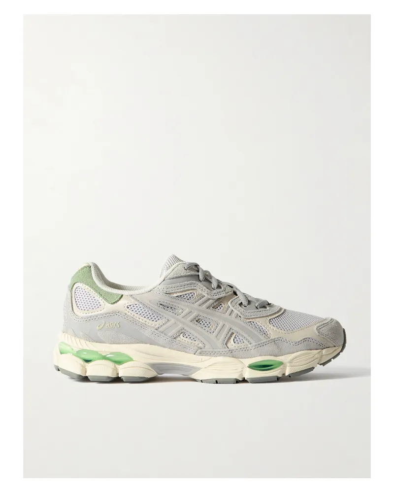 Asics Gel-nyc™ Sneakers Aus Mesh Mit Leder- Und Velourslederbesätzen - Grau Grau