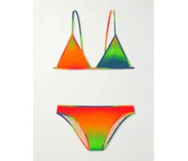 Sessantatre Triangel-bikini mit Farbverlauf