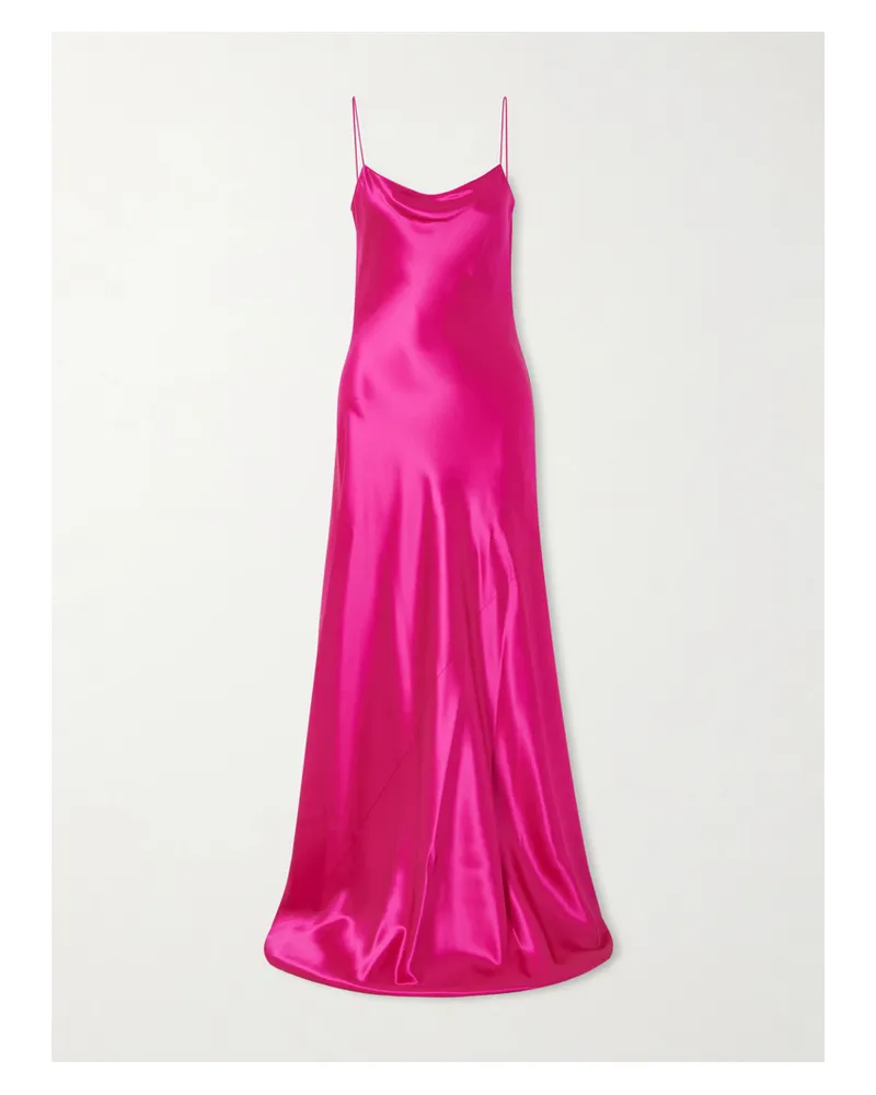 Alaïa Silk-satin Gown - Pink Pink
