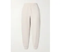 Jogginghose Mit Schmal Zulaufendem Bein Aus Dri-fit-material - Elfenbein