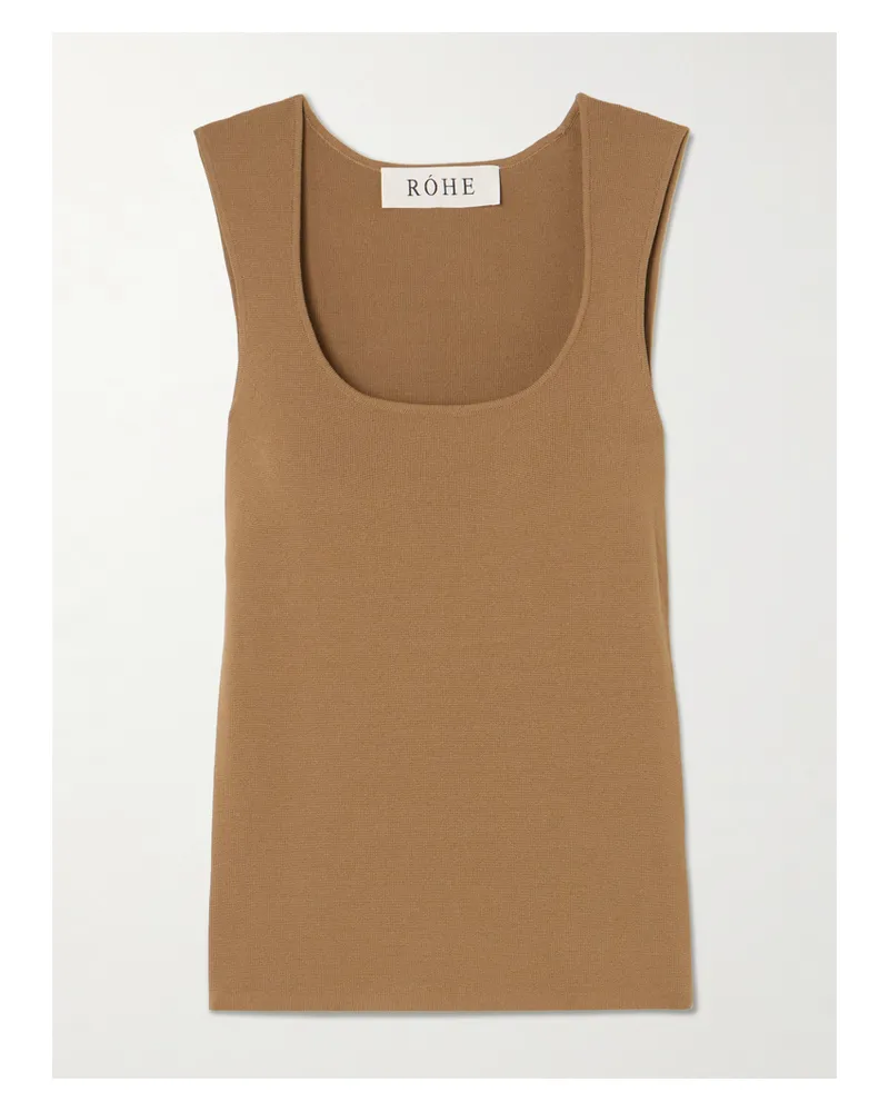 Róhe Tanktop Aus Strick - Braun Braun