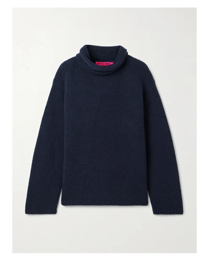 The Elder Statesman Rollkragenpullover Aus Kaschmir - Blau Blau