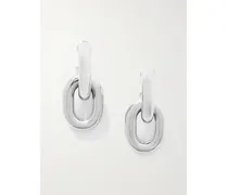 Xl Link Silberfarbene Creolen