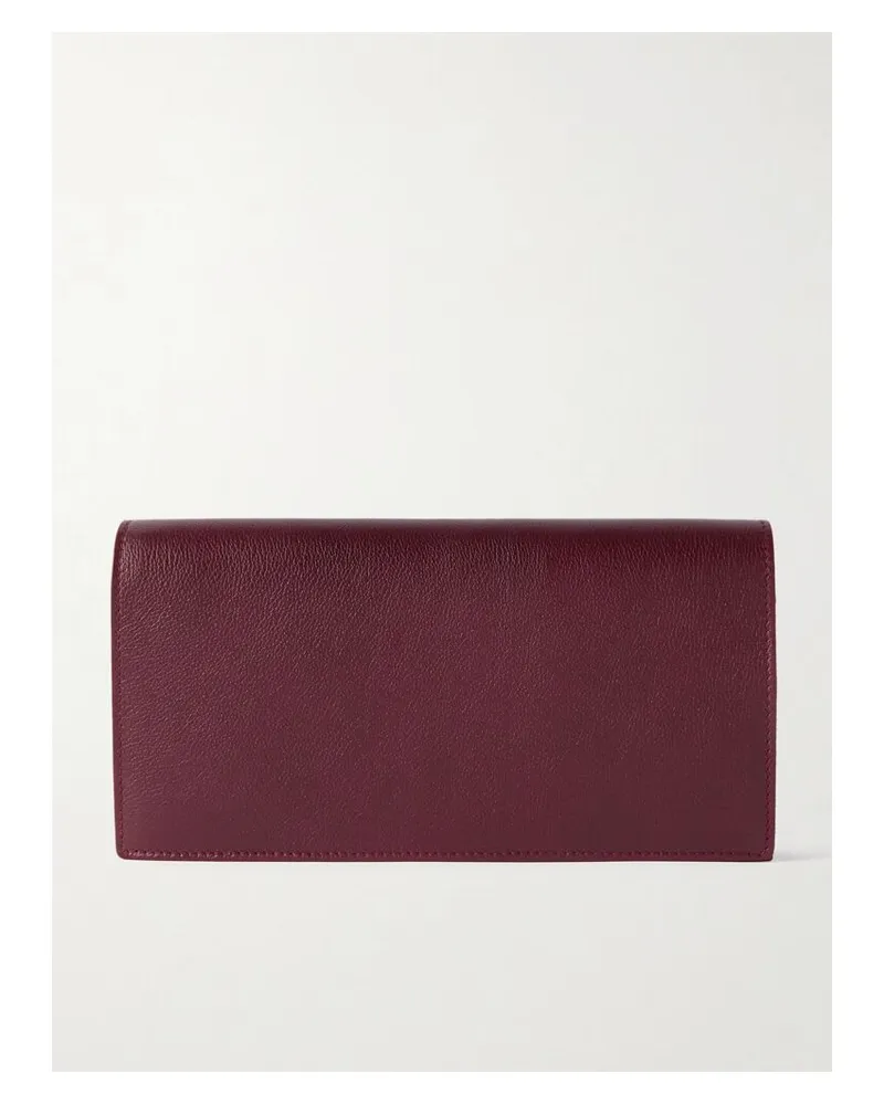 Métier Etui Aus Strukturiertem Leder - Rot Rot