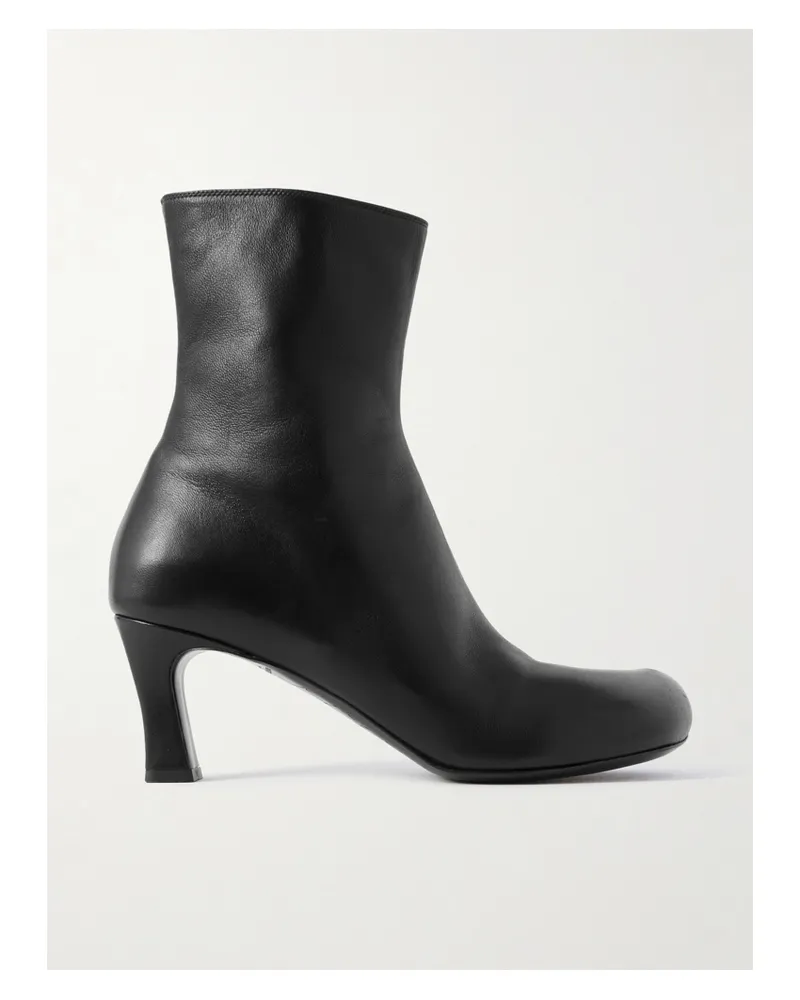 Bottega Veneta Leather Ankle Boots - Black Black