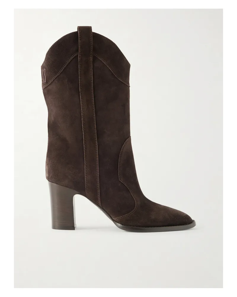 Paris Texas Lavinia Suede Knee-boots - Brown Brown